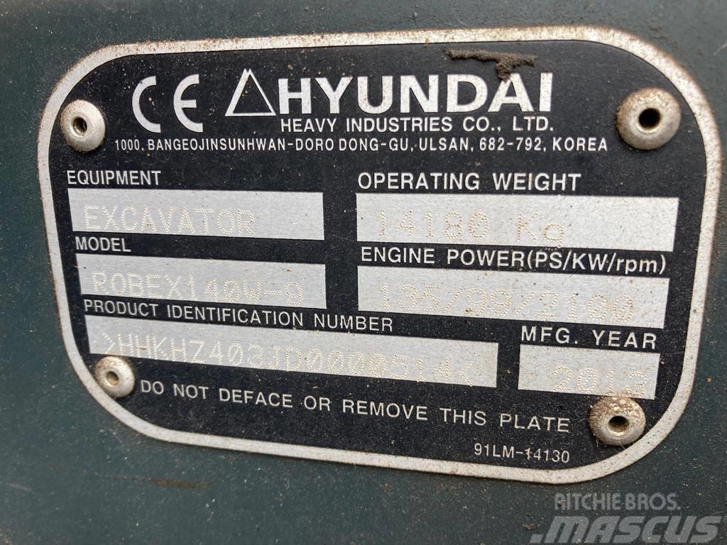 Hyundai Robex 140 W-9 Excavatoare cu roti