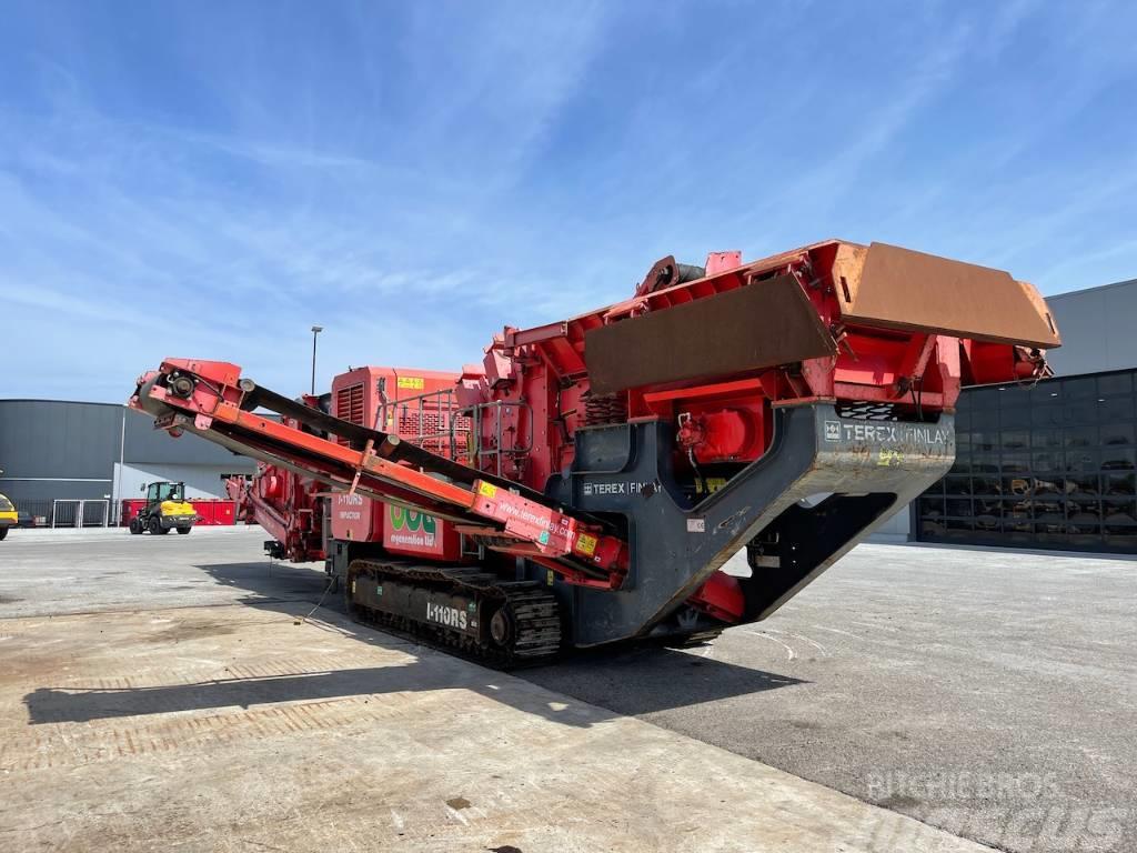 Terex Finlay I110RS Tracked Impact Crusher with screen deck Concasoare