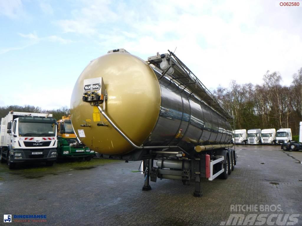 Van Hool Chemical tank inox 30 m3 / 1 comp ADR 12/03/2024 Cisterna semi-remorci
