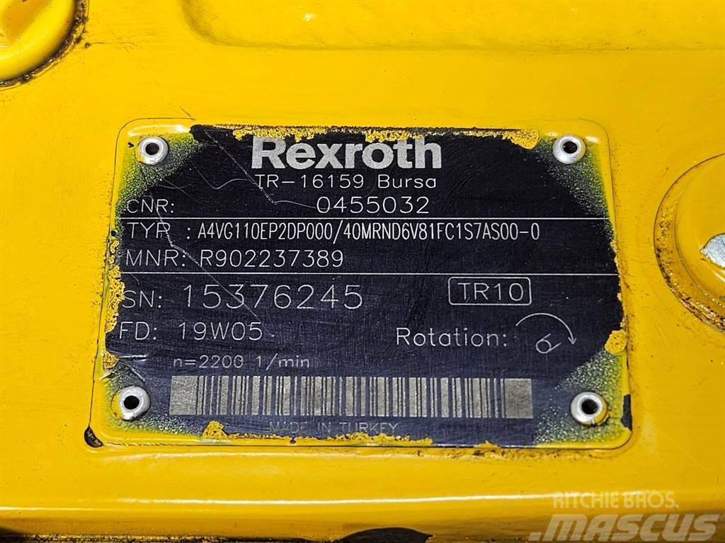 Rexroth A4VG110EP2DP000/40MR-Drive pump/Fahrpumpe/Rijpomp Hidraulice
