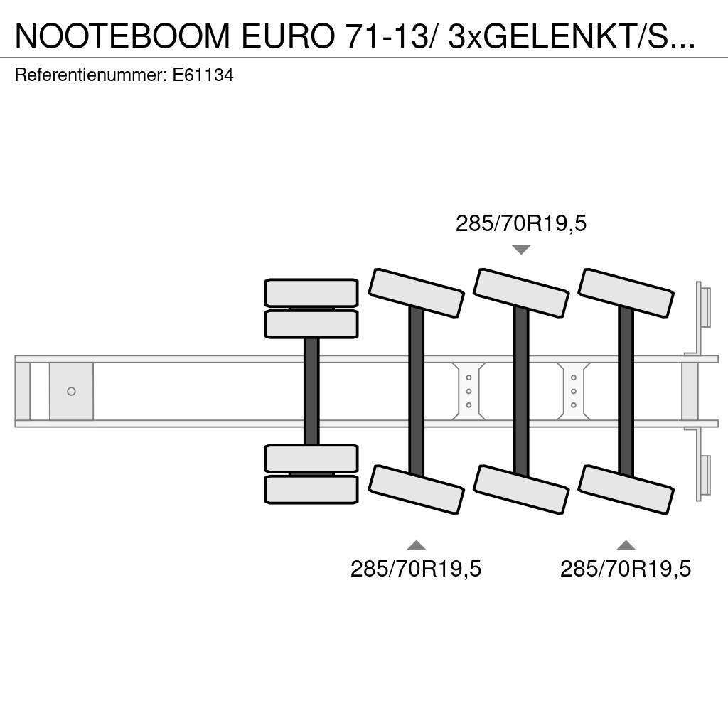 Nooteboom EURO 71-13/ 3xGELENKT/STEERING/DIR. Semi-remorca agabaritica