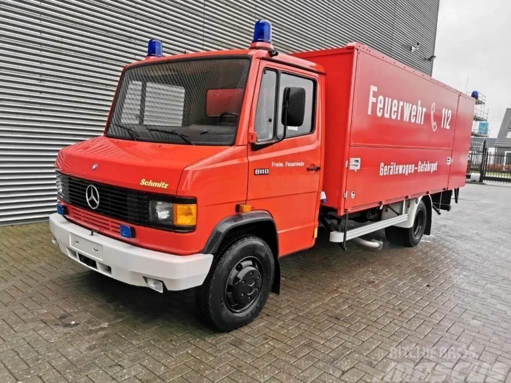 Mercedes-Benz 811 D 4x2 Feuerwehr 10.000 KM! Camion de pompier