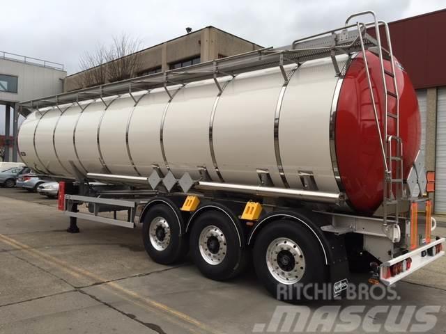 Van Hool L4BH 37500 liter 7300 kg Cisterna semi-remorci