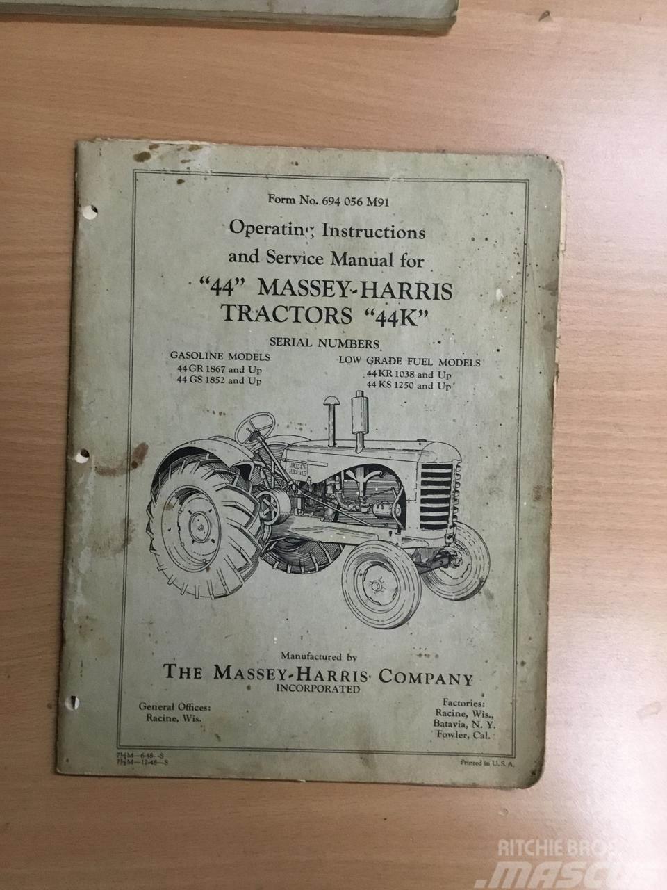 Massey Ferguson Parts list - manual Alte masini agricole