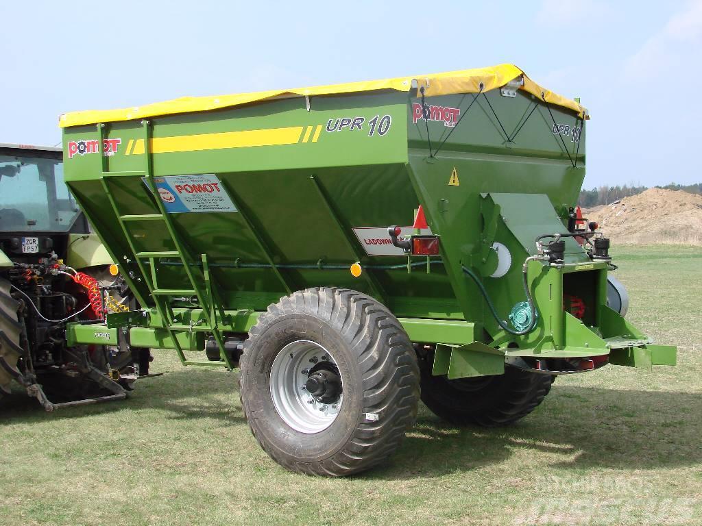 Pomot UPR 10 tones fertilizer and lime spreader, DIRECT Împrastierea mineralelor