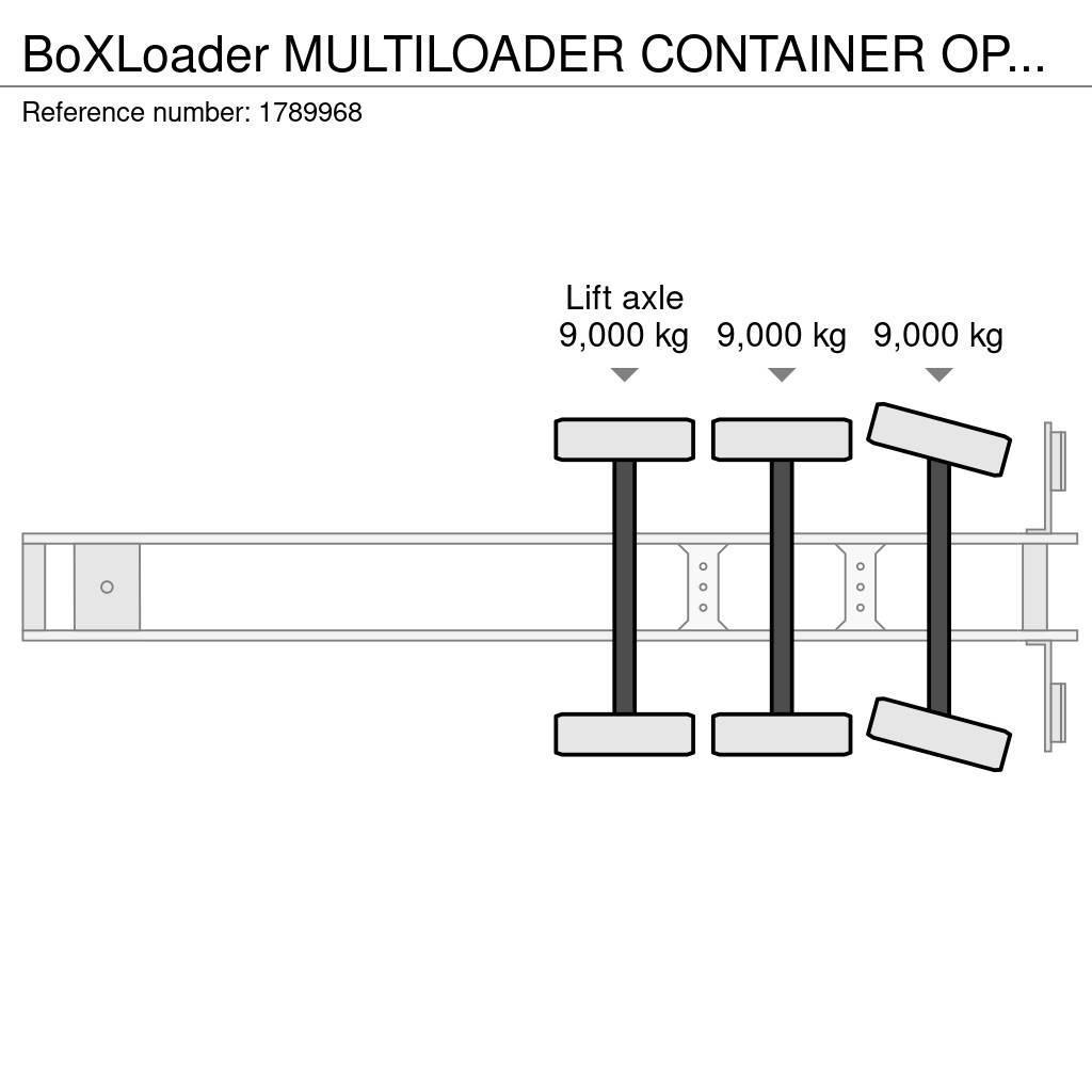  BOXLOADER MULTILOADER CONTAINER OPLEGGER/TRAILER/A Camion cu semi-remorca cu incarcator