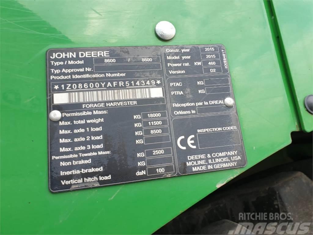 John Deere 8600 Culegatoare de nutret