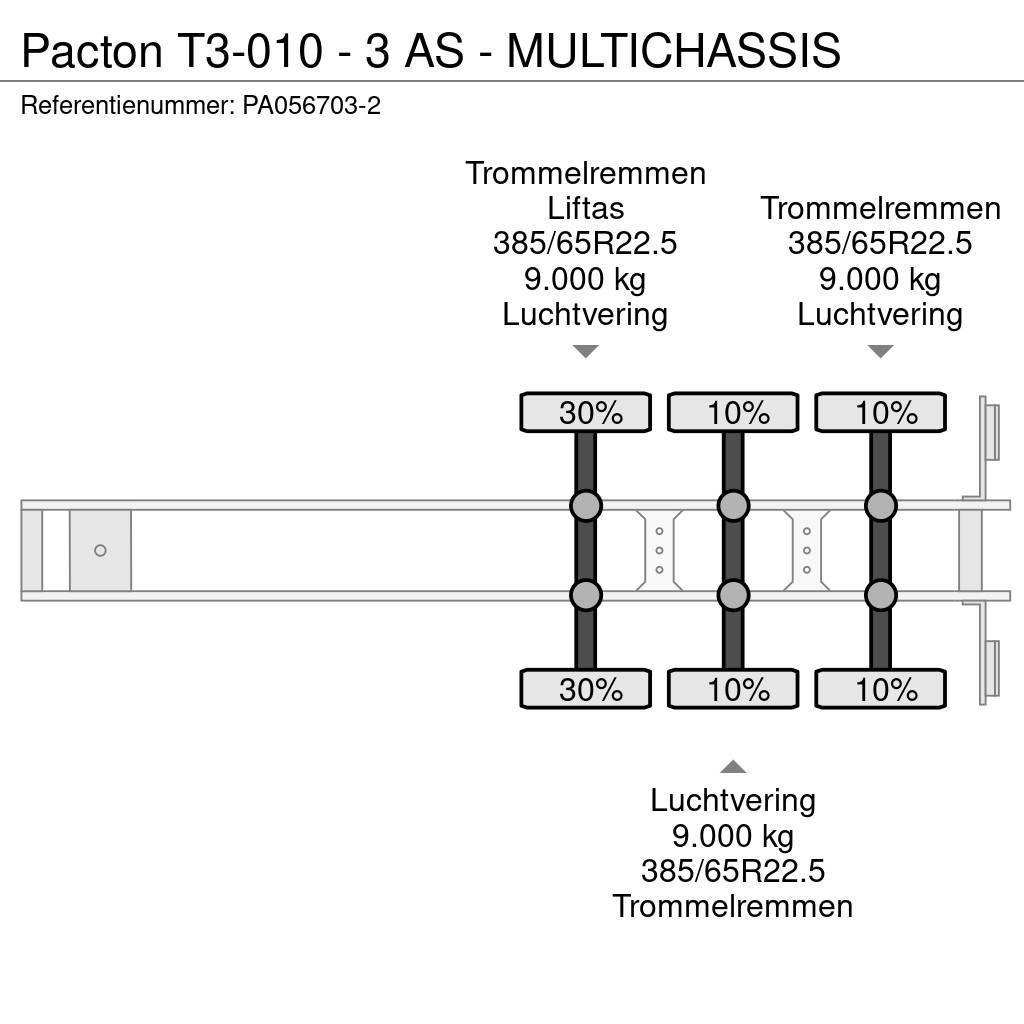 Pacton T3-010 - 3 AS - MULTICHASSIS Camion cu semi-remorca cu incarcator