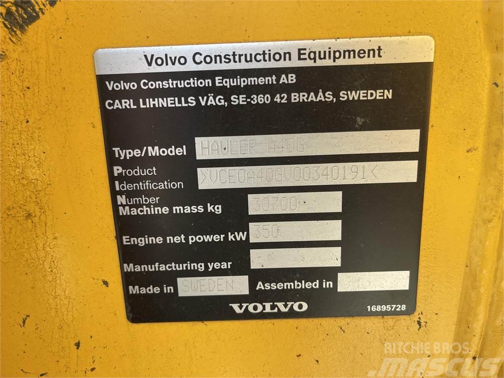 Volvo A40G Cisterne
