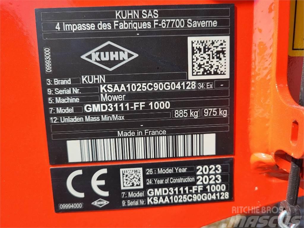Kuhn GMD 3111 FF / 1000 Cositoare de iarba cu umidificator