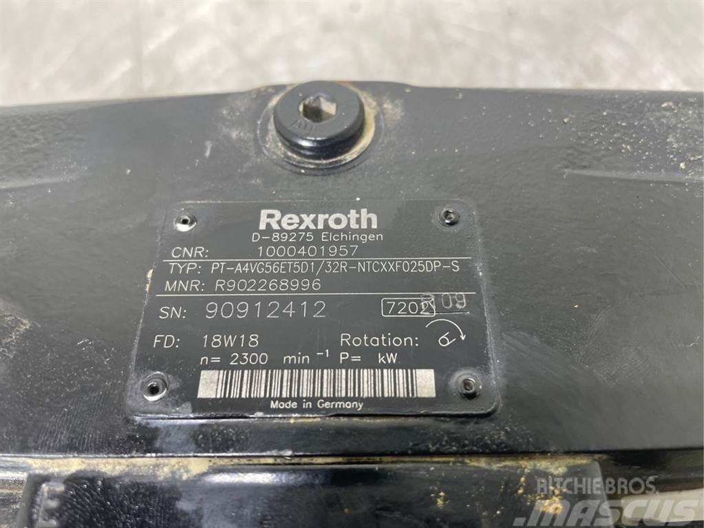 Wacker Neuson 1000401957-Rexroth A4VG56ET5D1/32R-Drive pump Hidraulice