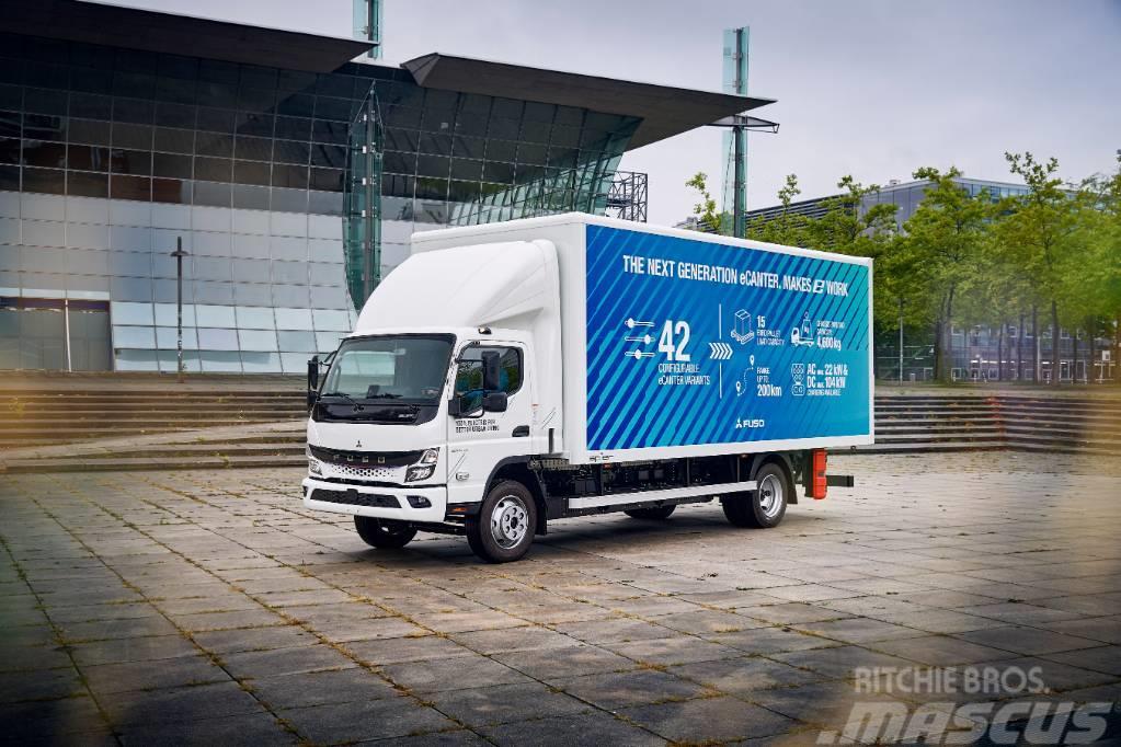 Fuso eCanter el lastbil 8,55 ton transportskåp Autocamioane