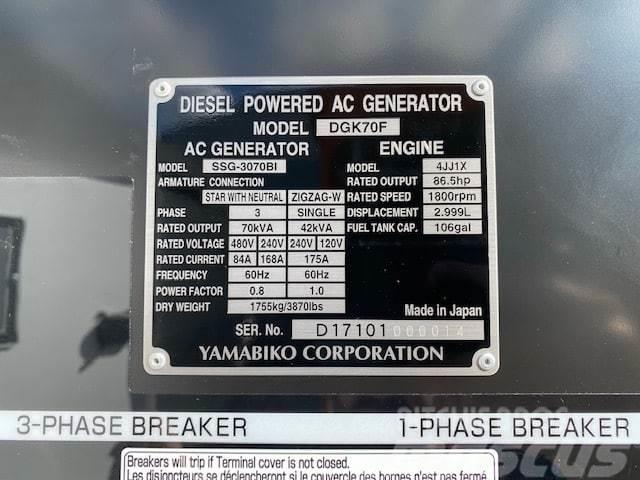 Isuzu DGK70F Generatoare Diesel