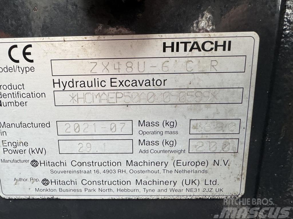 Hitachi zx48U-6 Mini excavatoare < 7t