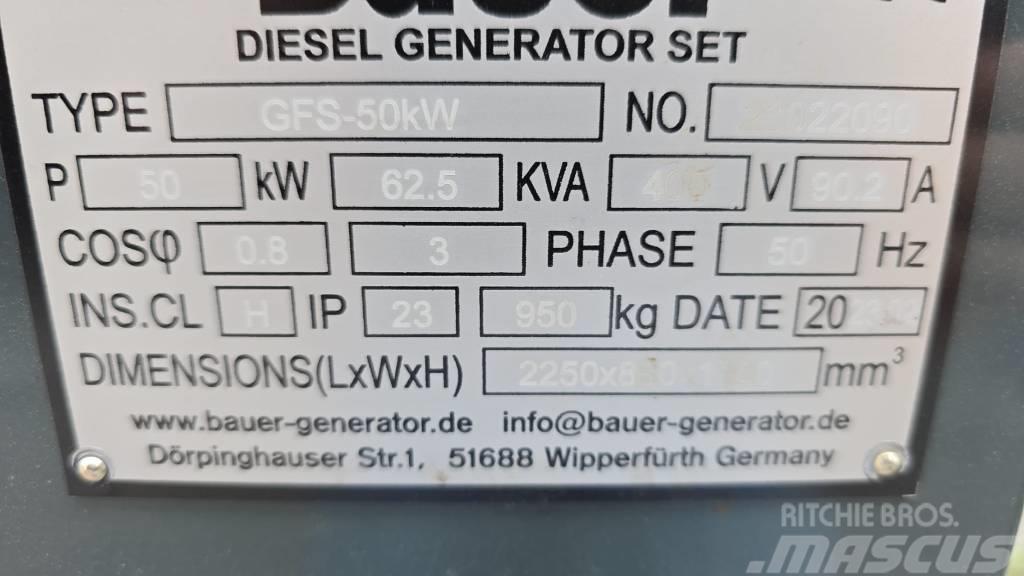 Bauer GFS-50KW Generatoare Diesel