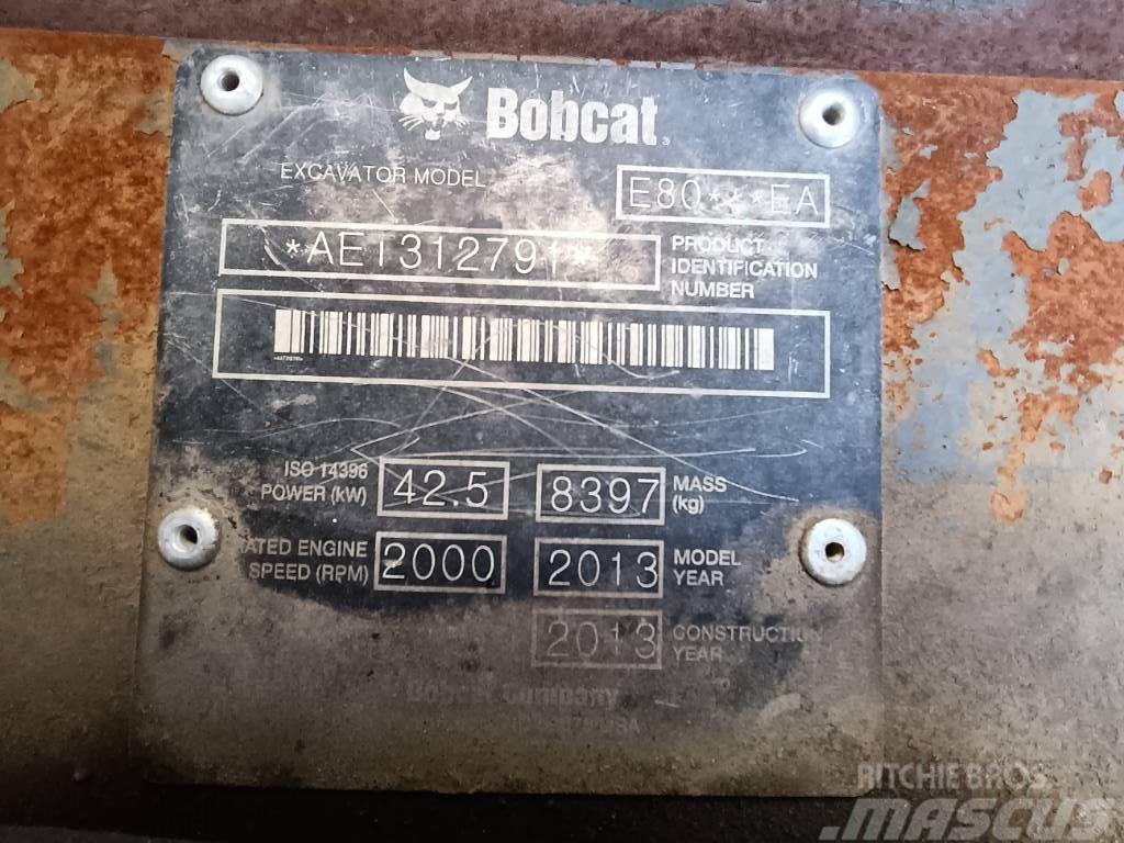 Bobcat E 80 EA Excavatoare 7t - 12t