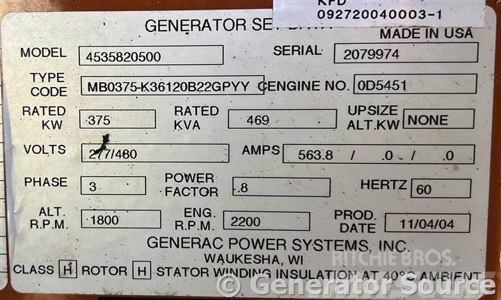 Generac 375 kW - JUST ARRIVED Alte generatoare