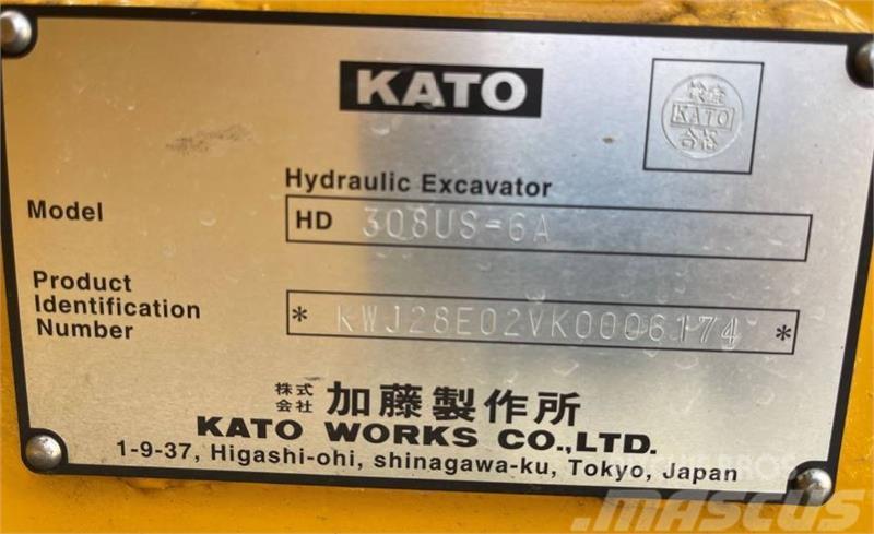 Kato HD308US-6A Mini excavatoare < 7t