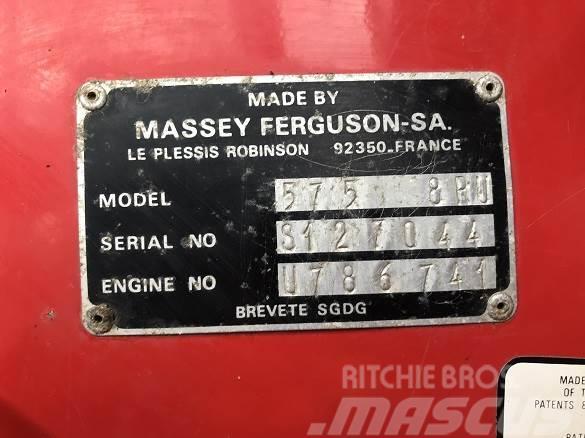  MASSEY FERGUSON-SA 575 FWD CW LOADER Altele