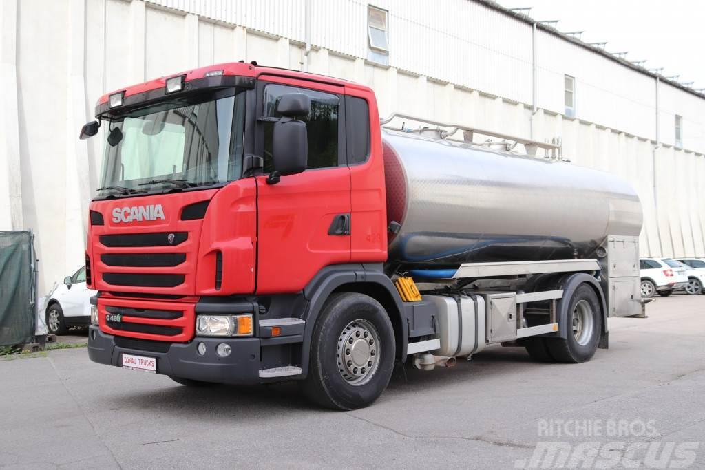 Scania G480 E6 Milch Isoliert 11.000L 3 Kammern Pumpe Cisterne