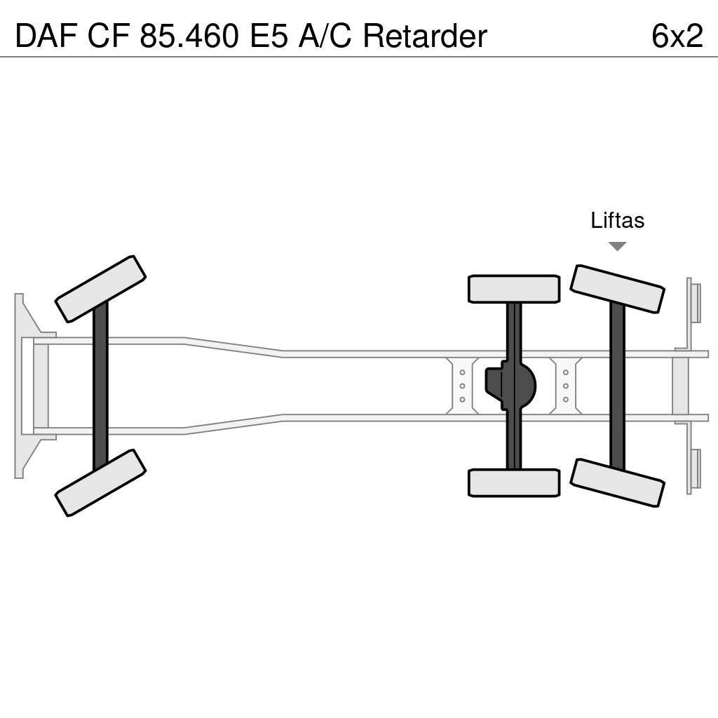 DAF CF 85.460 E5 A/C Retarder Camioane platforma/prelata