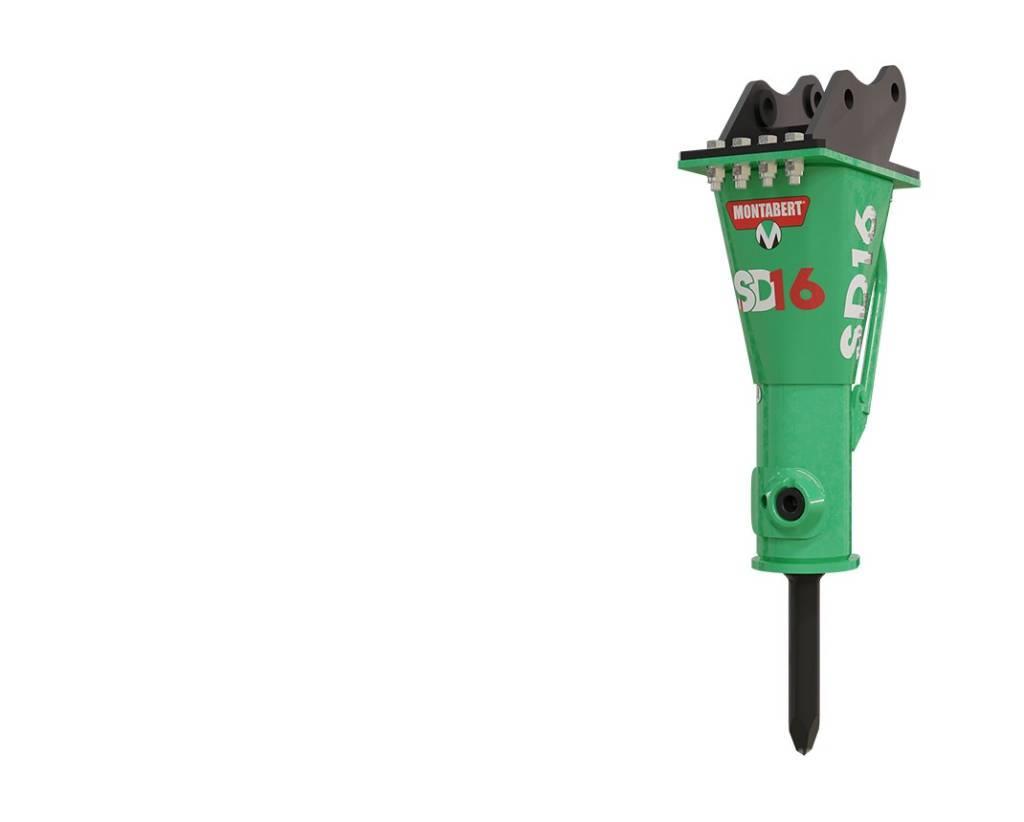 Montabert SD16 Hydraulikhammer für Minibagger 1,5 - 3,7 t Ciocane hidraulice batut piloni