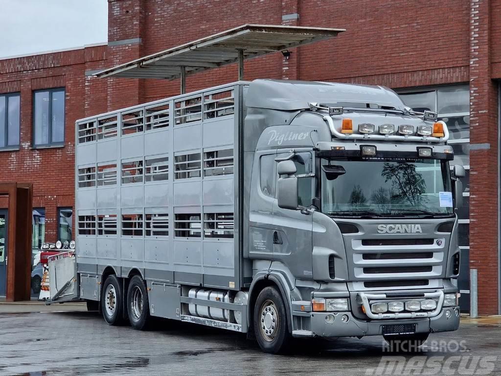 Scania R380 Highline 6x2*4 - Berdex 3 deck livestock - Lo Camioane transport animale