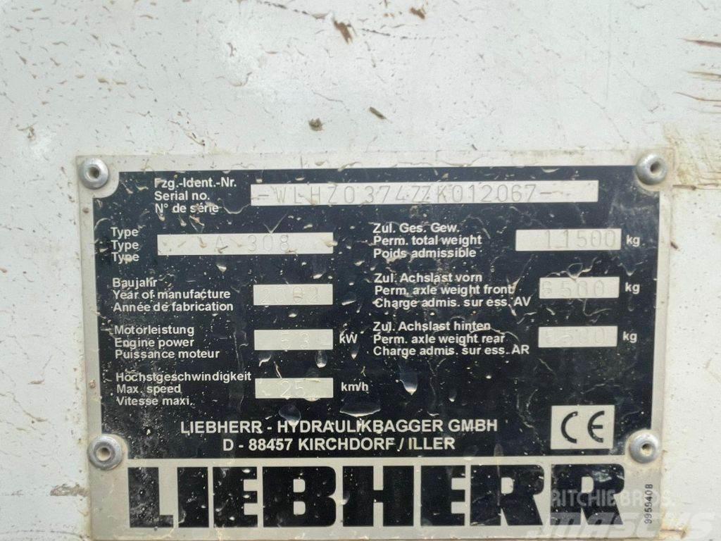 Liebherr A 308 Excavatoare cu roti