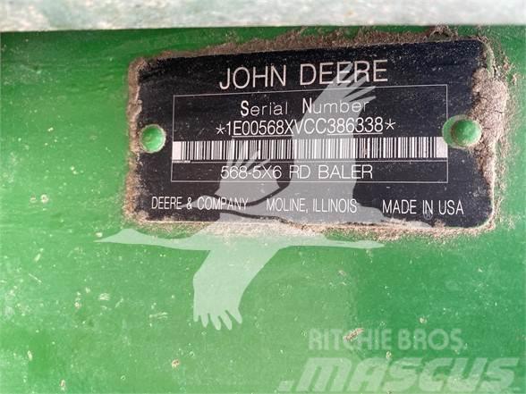 John Deere 568 Masina de balotat cilindric