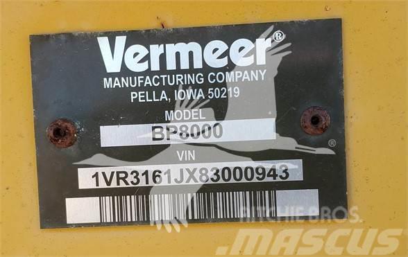 Vermeer BP8000 Alte echipamente pentru nutret