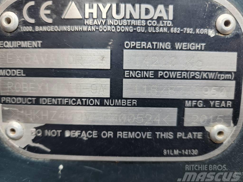 Hyundai 140LC-9A Excavatoare pe senile