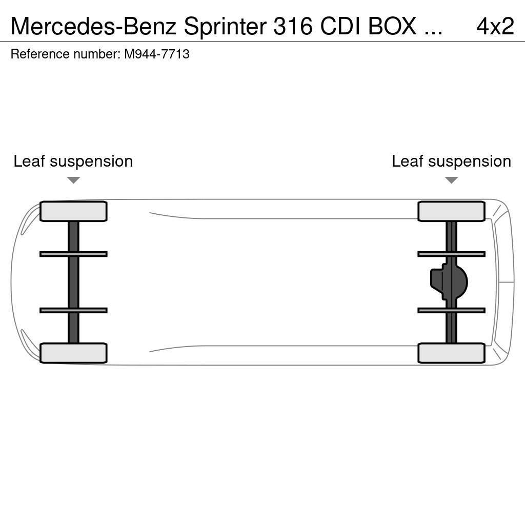 Mercedes-Benz Sprinter 316 CDI BOX L=4282 mm Altele