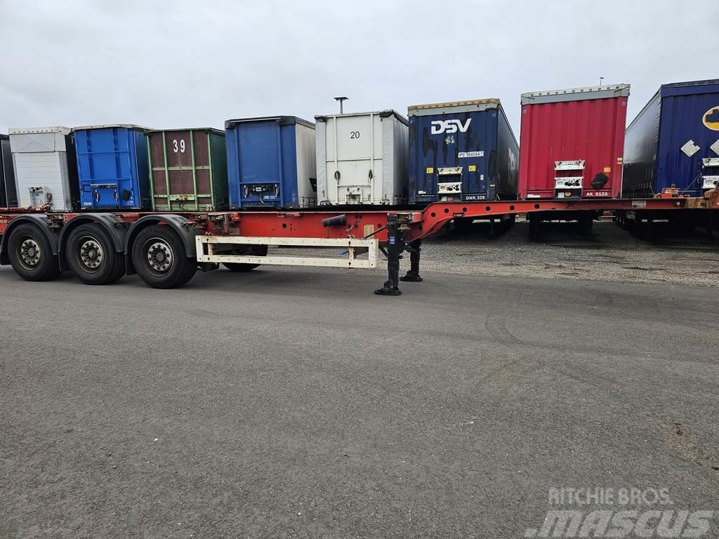 Krone SD 27 | 3 axle container chassis | 4740 kg | Saf D Camion cu semi-remorca cu incarcator