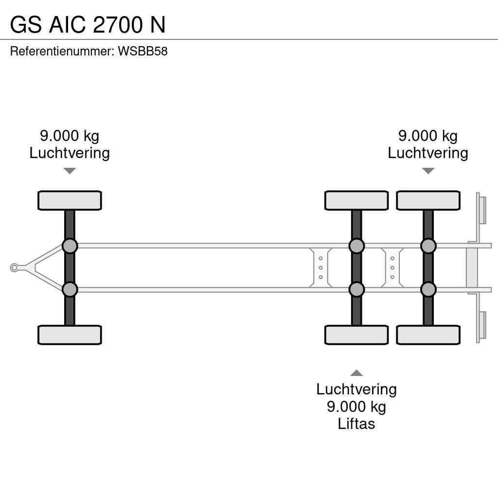 GS AIC 2700 N Remorci cadru de containere