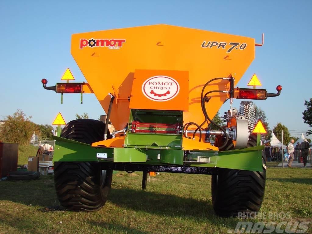 Pomot UPR 7 T fertilizer and lime spreader Împrastierea mineralelor