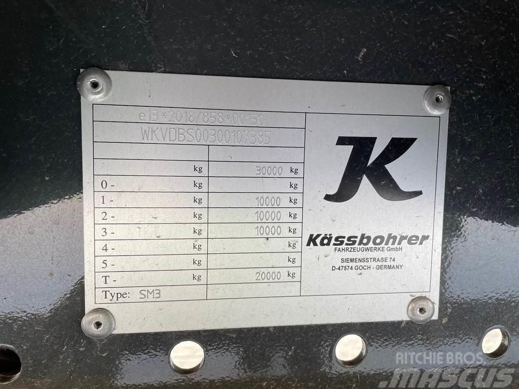 Kässbohrer DRAWBAR 3 + HYDRAULIC RAMPS + AIR SUSPENSION Incarcator agabaritic