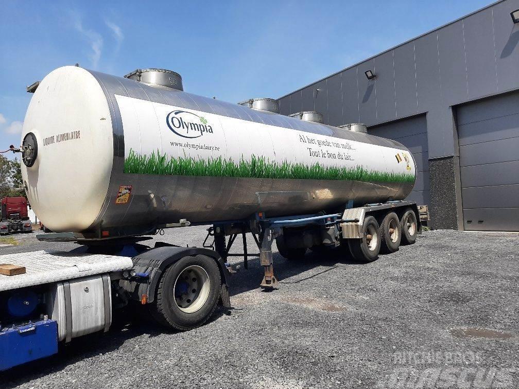 Magyar 3 AXLES TANK IN STAINLESS STEEL INSULATED 30000 L- Cisterna semi-remorci
