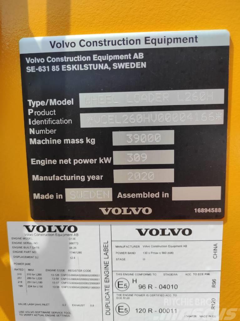 Volvo Wheel Loader L260H Incarcator pe pneuri