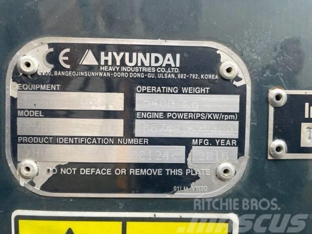 Hyundai 55W-9R Excavatoare cu roti