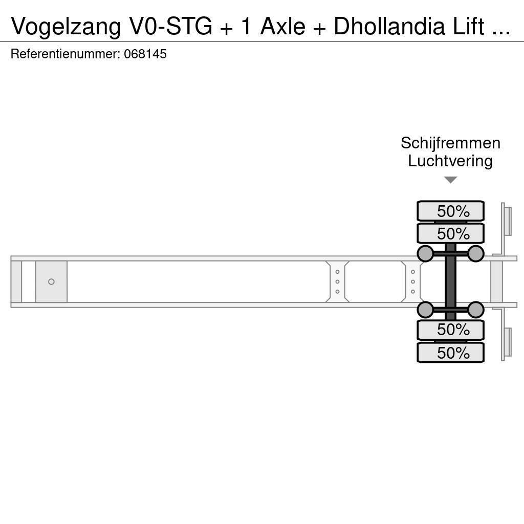 Vogelzang V0-STG + 1 Axle + Dhollandia Lift + Carrier Vector Semi-remorci cu temperatura controlata