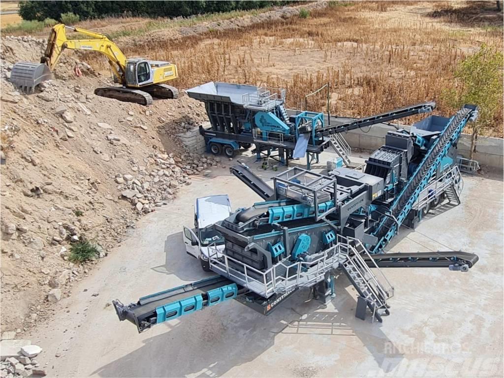 Constmach 120-150 TPH Mobile Crushing Plant Jaw & Impact Concasoare mobile