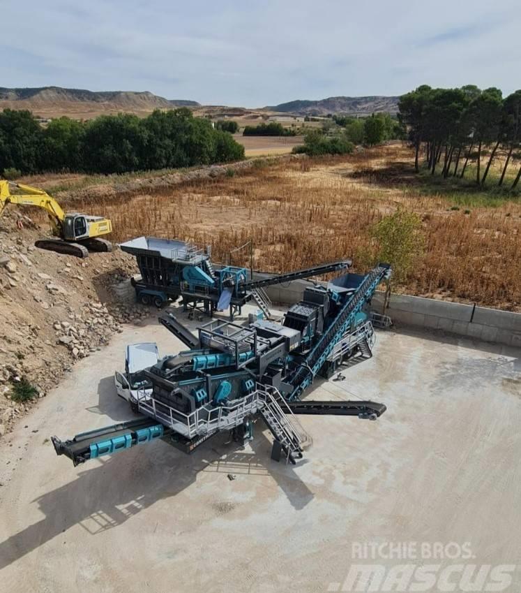 Constmach 120-150 TPH Mobile Crushing Plant Jaw & Impact Concasoare mobile