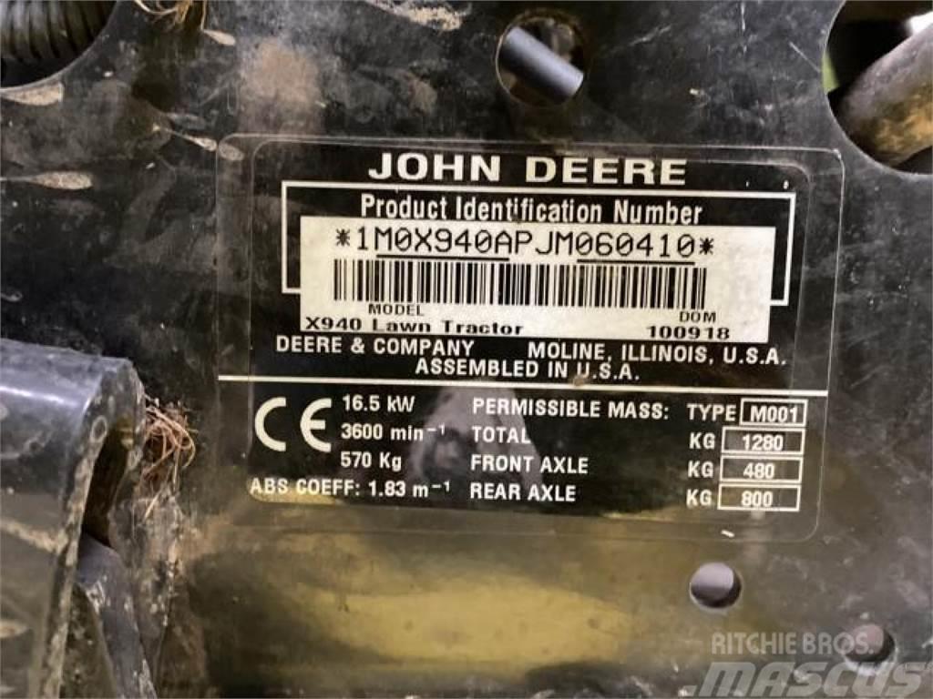John Deere X940 Masini de tuns