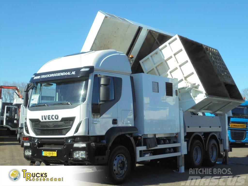Iveco Trakker 450 + Euro 5 + Zandzuiger + Manual + 6x4 + Camion vidanje