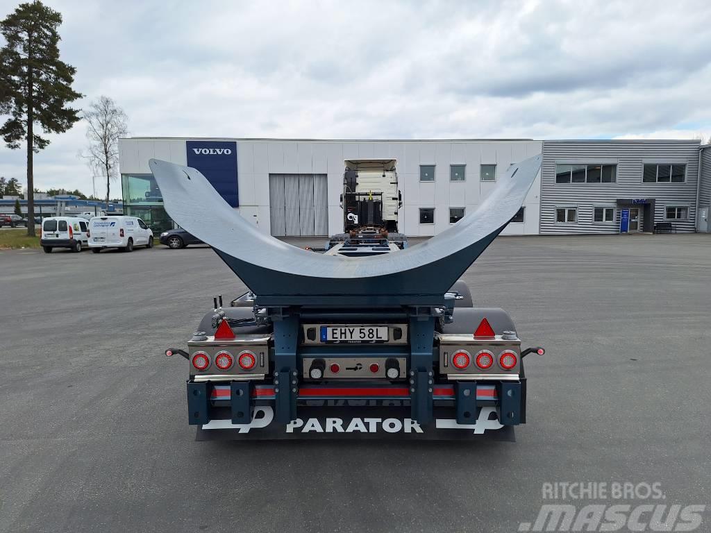 Parator 3-axl Lastväxlarsläp med tipp Remorci demontabile