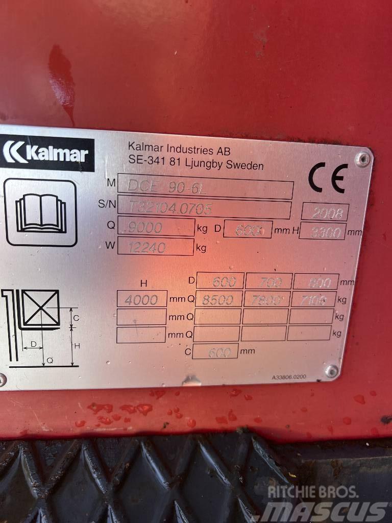 Kalmar DCE 90-6L     Duplex Zinken+Seitenschie Stivuitor diesel
