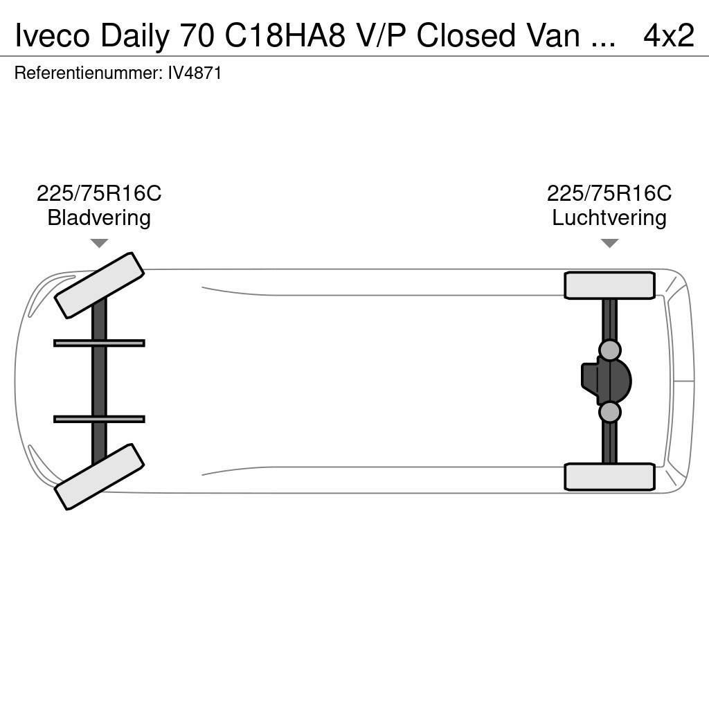 Iveco Daily 70 C18HA8 V/P Closed Van (3 units) Autoutilitara transoprt marfuri