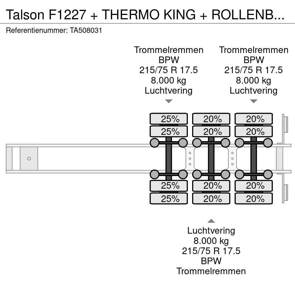 Talson F1227 + THERMO KING + ROLLENBANEN - MEGA Semi-remorci cu temperatura controlata