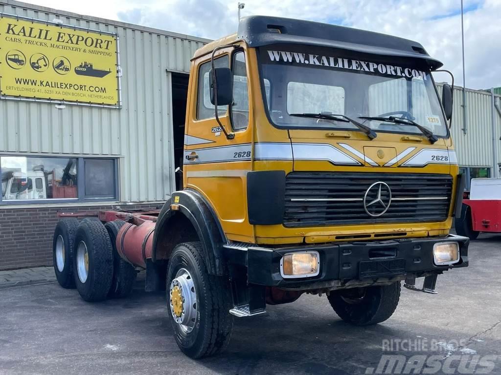 Mercedes-Benz SK 2628 Chassis 6x6 V8 Big Axle's Auxilery Top Con Camion cabina sasiu