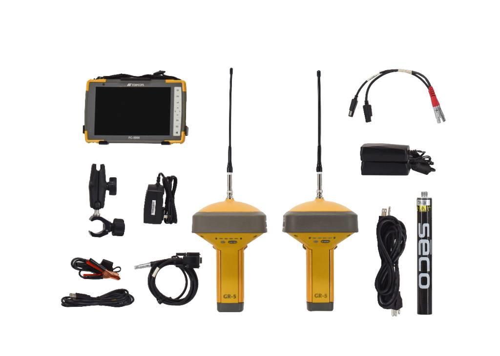 Topcon Dual GR-5 UHF II GPS Base/Rover w FC-6000 Pocket3D Alte componente